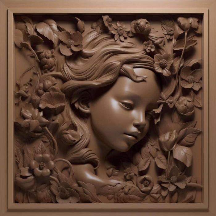 نموذج ثلاثي الأبعاد لآلة CNC 3D Art 